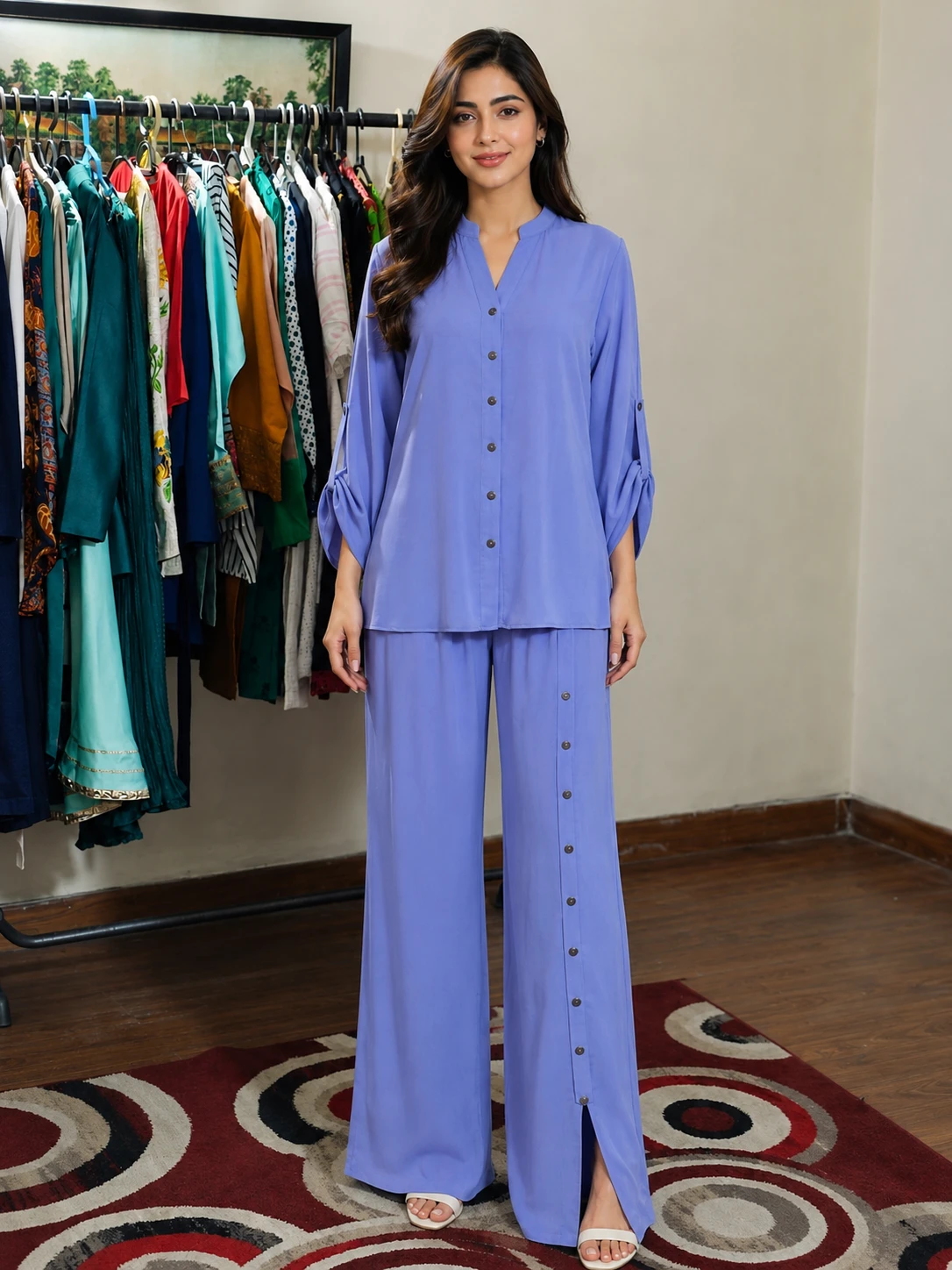 Zoom Georgette Co-ord Set