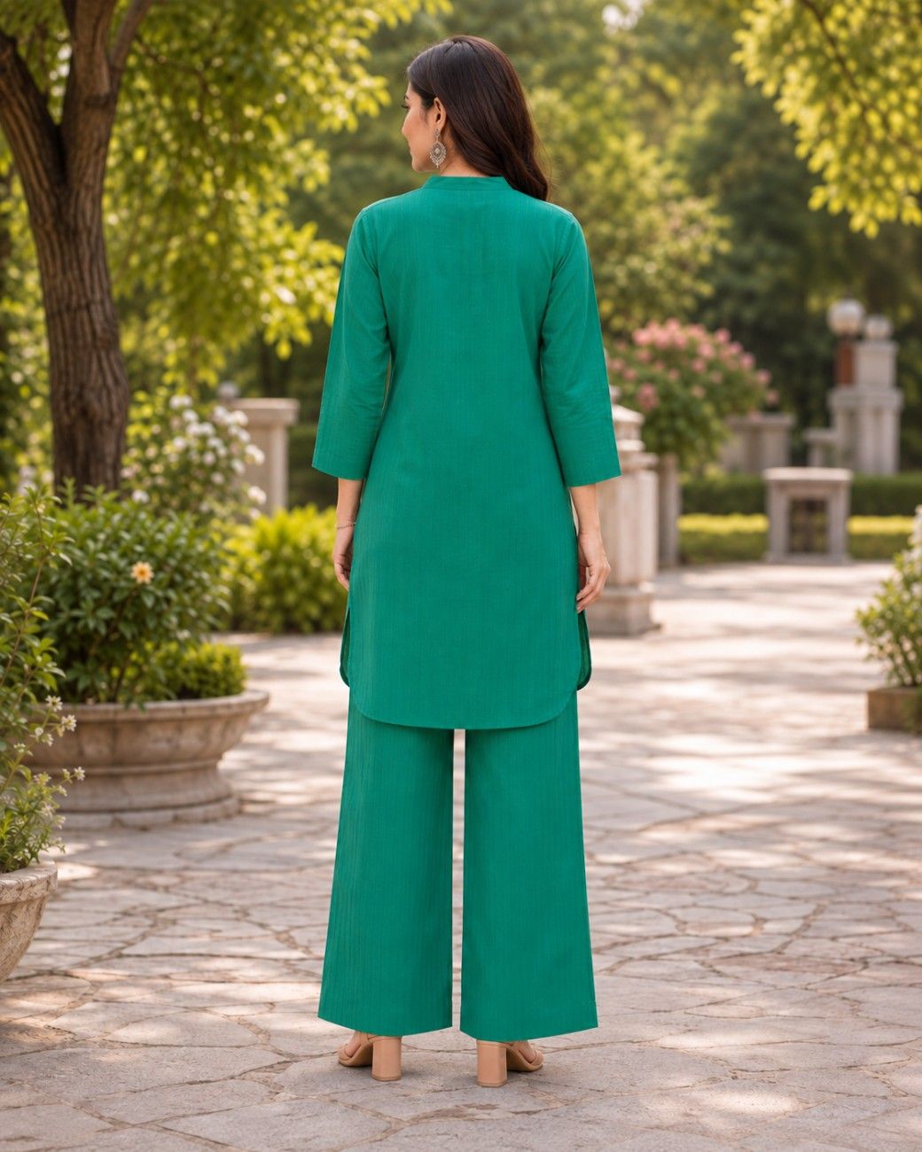 Independence Day Premium Summer Cotton Self-Lined Co-Ord Set