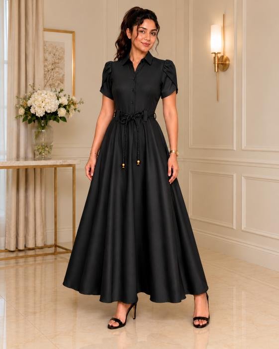 Korean Silk Long Frock