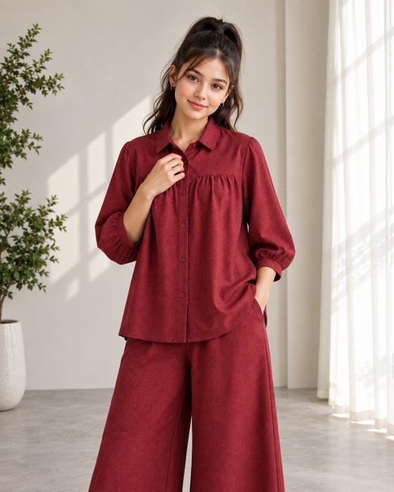 Teens’ Self-Print Butter Grip Co-Ord Set