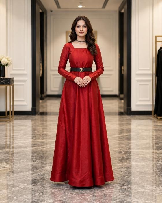 Premium Silk Full-Length Maxi