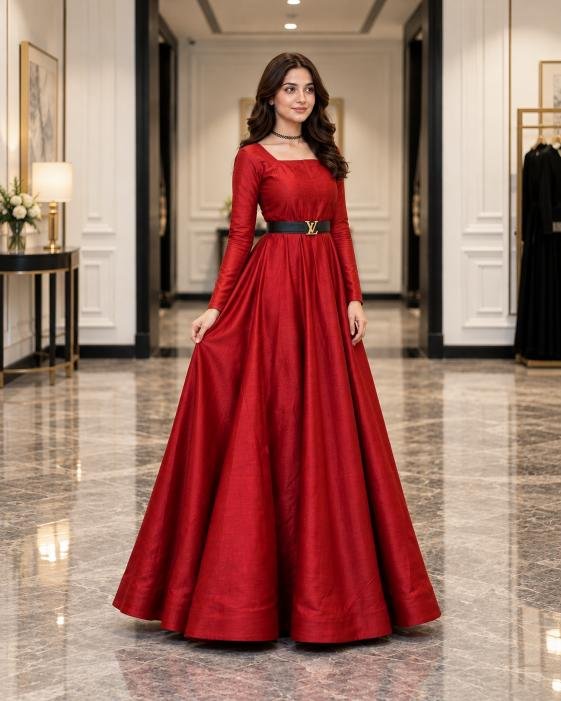 Premium Silk Full-Length Maxi