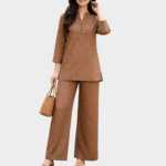 Embroidered summer lawn co-ord set